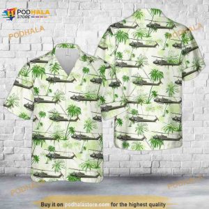 US Squadron Uh-1c Huey Gunner Hawaiian Shirt