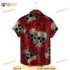 Unisex Pineapple Hawaiian Shirt Skull Flower 3D Hawaiian Shirt Hvt