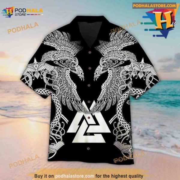 Valknut Viking Shirt Viking Hawaiian Shirt