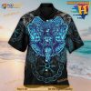 Viking King Blue Art Funny Hawaiian Shirt