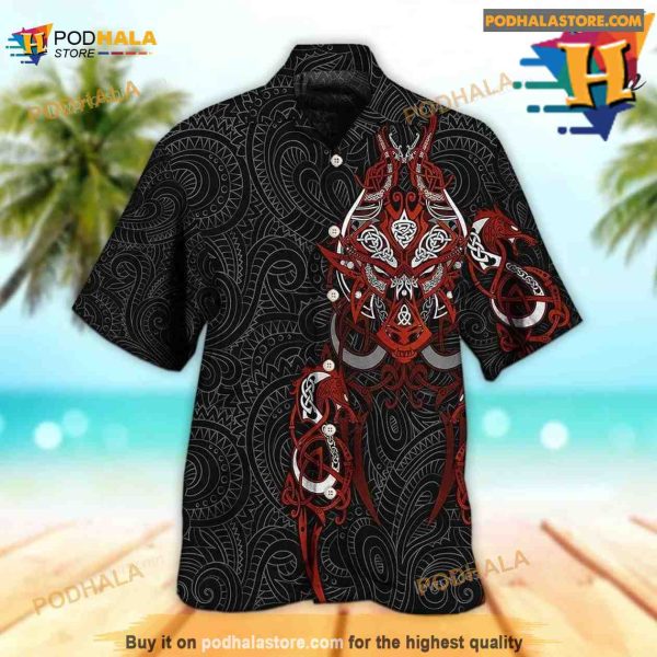 Viking Victory Life Style Cool Pattern Hawaiian Shirt