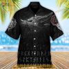 Viking Warrior Blood Black Style Hawaiian Shirt