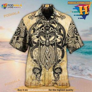 Viking Warrior Blood Pattern Cool Style Hawaiian Shirt