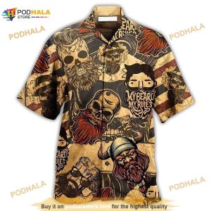 Viking Warrior Life Style Hawaiian Shirt