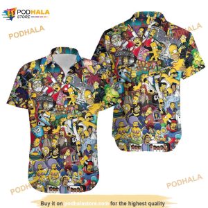 Vintage Simpsons Hawaiian Shirt