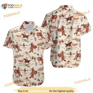 Western Cowboy Hawaiian Shirt For Men Women