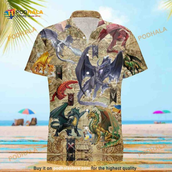 What D&d Dragon Are You Dice 20 Dnd Hawaiian Shirt