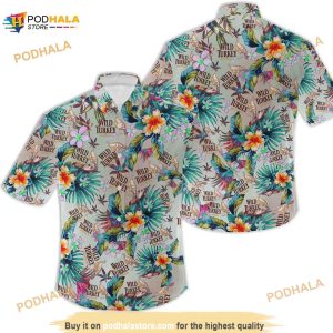 Wild Turkey Bourbon Whiskey Unisex Hawaiian Shirt