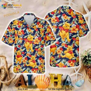 Winnie The Pooh Pineapple Hawaiian Shirt