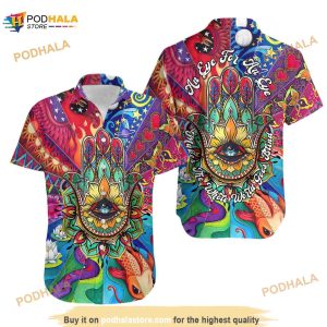 Yoga Hamsa An Eye For An Eye Makes The Whole World Hawaiian Shirt